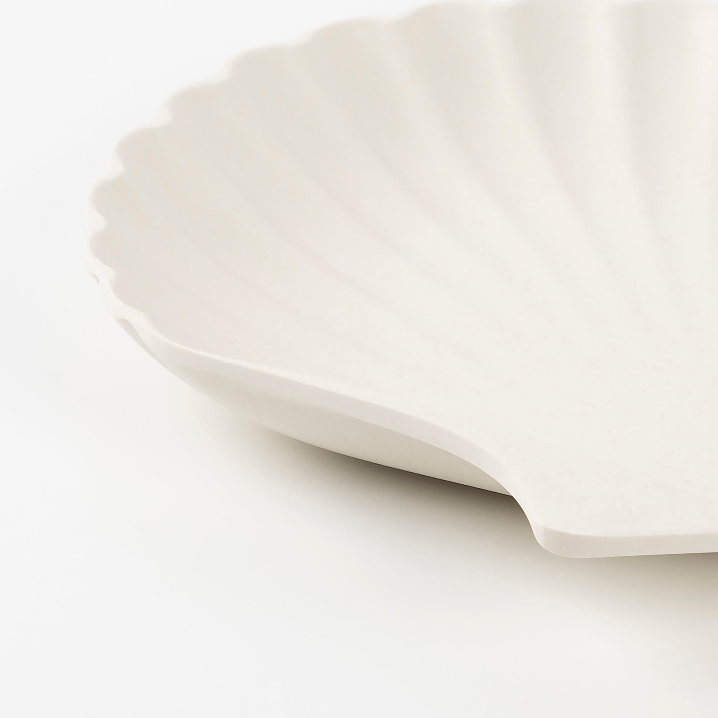 Natural Reusable Bamboo Shell Plates, Set of 6